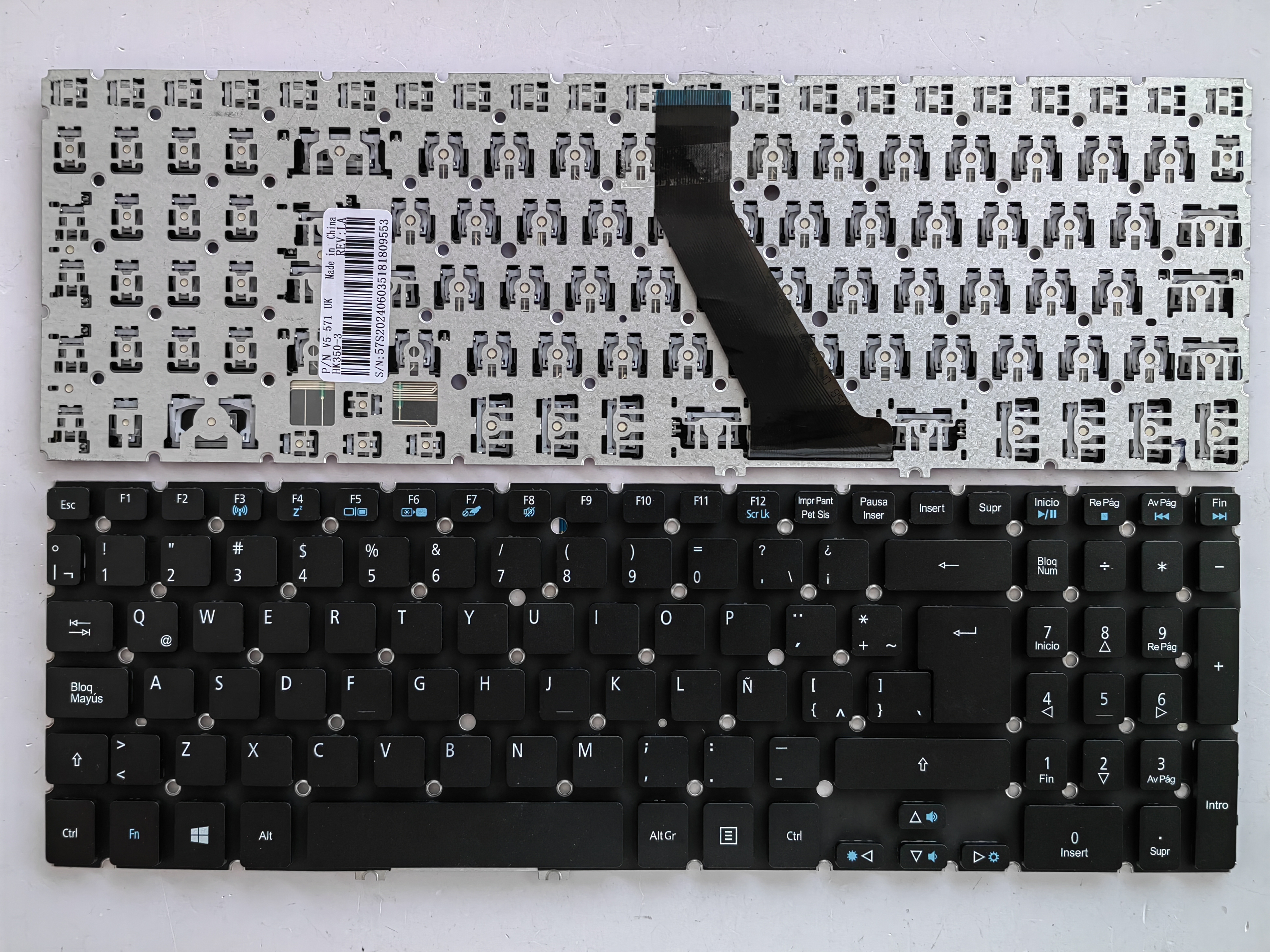 Picture of New Replacement Laptop Keyboard For ACER V5-571 BLACK (OEM) LA Layout